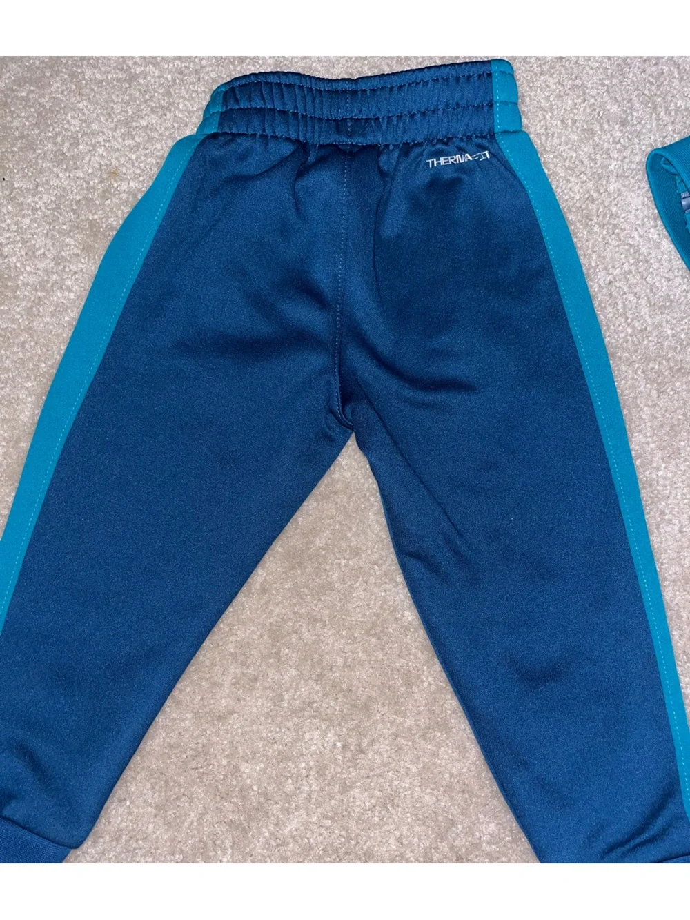Nike Kids Teal & Navy Therma-FIT Full Zip Hoodie